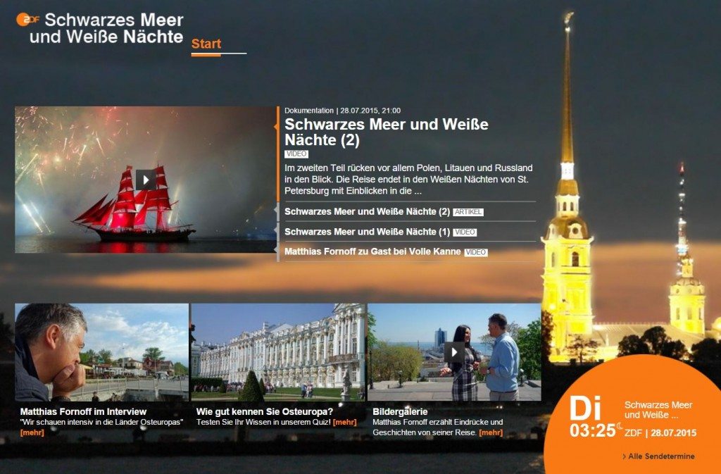 2015 ZDF Schwarzes Meer und weiße Nächte